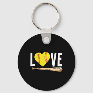 Love Softll Player Girls Teens Funny Softll Key Ring
