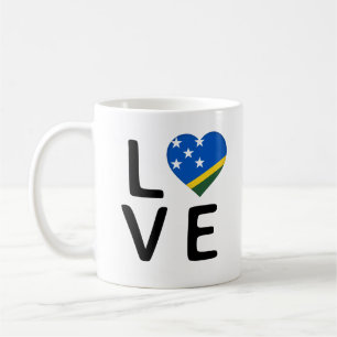 Love - Solomon Islands Flag Coffee Mug