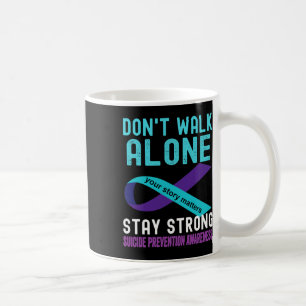 Love Someone Teal-purple Suicide Prevention Awaren Coffee Mug