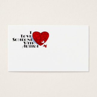 Love someone with Autism Card