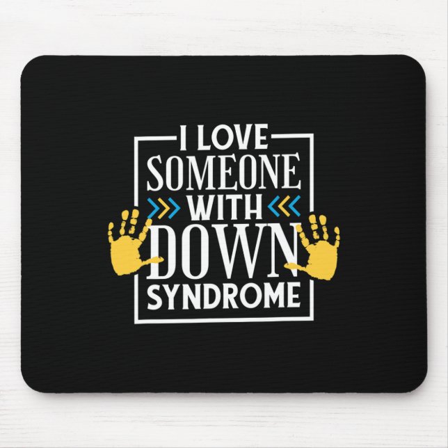Love Someone With Down Syndrome3  Mouse Mat (Front)