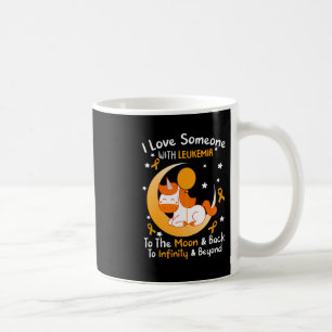 Love Someone With Leukaemia Awareness Orange Ribbo Coffee Mug