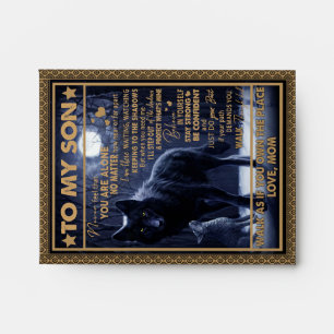 Love Son  Letter To My Son Never Feel You're Alone Envelope