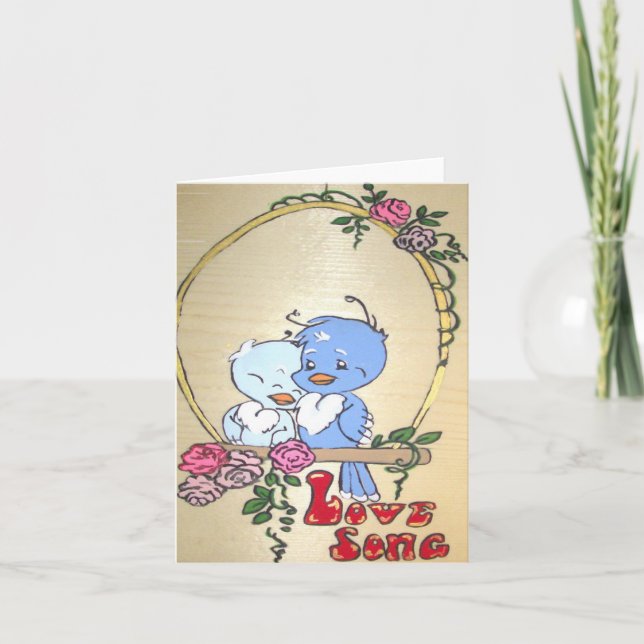 Love Song Note Card (Front)