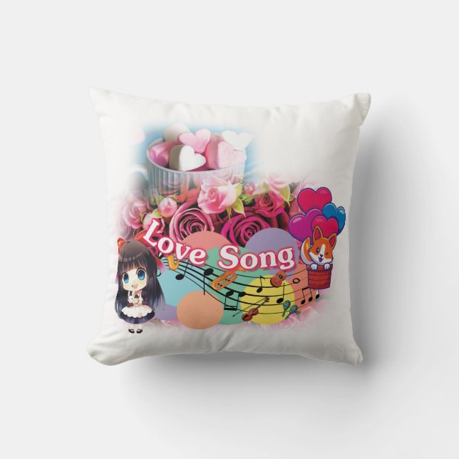 Love Song Pillow (Front)