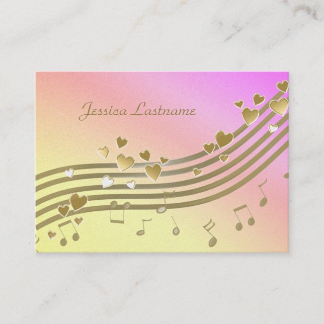 Love Song Seating Card (Front)