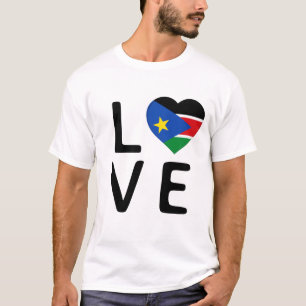 Love - South Sudan Flag T-Shirt