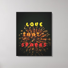 Love Sparks: Ignite the Night with Golden Passion