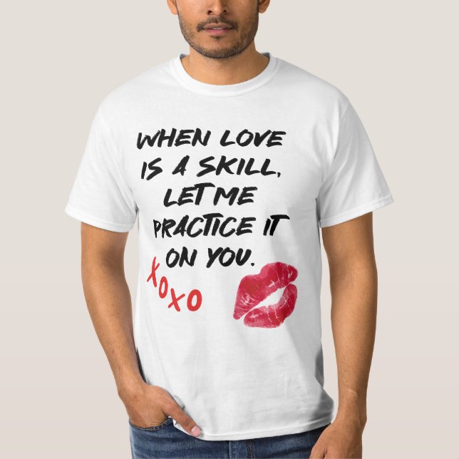 Love Speak Valentine's Day T-Shirt (Front)