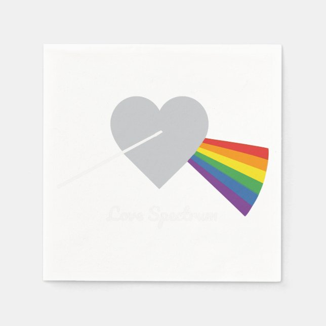 Love Spectrum Napkin (Front)