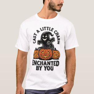 Love Spell Ghost Vintage Halloween Pumpkin Art_1 T-Shirt
