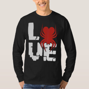 Love Spider Arachnophile Spider Web Insect Cobweb T-Shirt