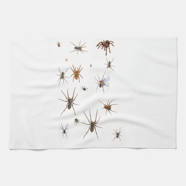 Love Spiders! Tea Towel (Horizontal)