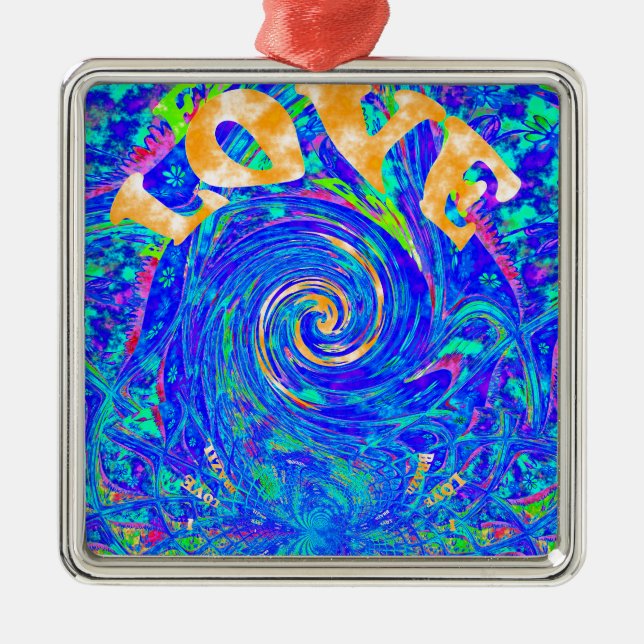 Love Splush.png Metal Tree Decoration (Front)