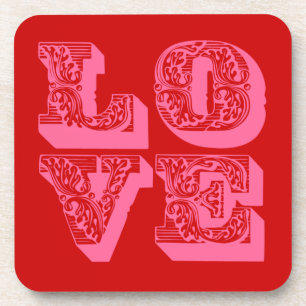 LOVE Square Coaster