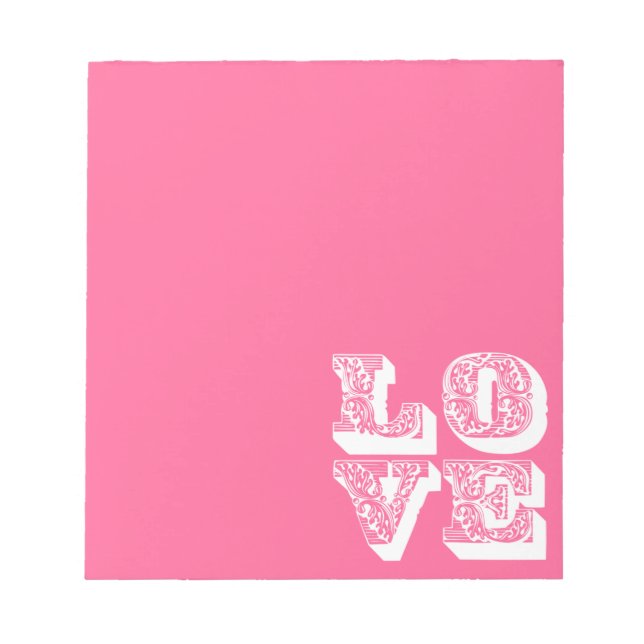 Love Square Notepad (Front)