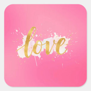 Love Square Sticker