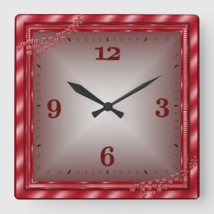 Love Square Wall Clock