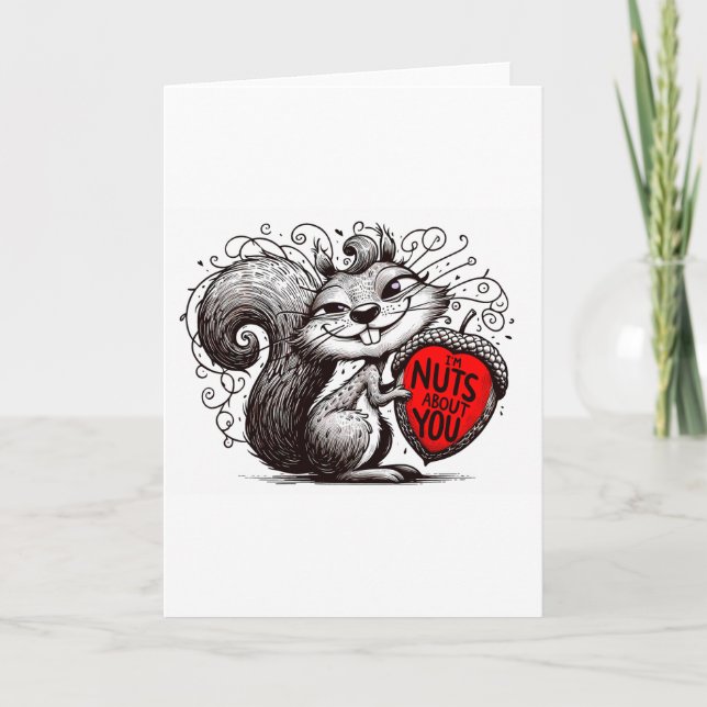 Love Squirrel Card (Front)