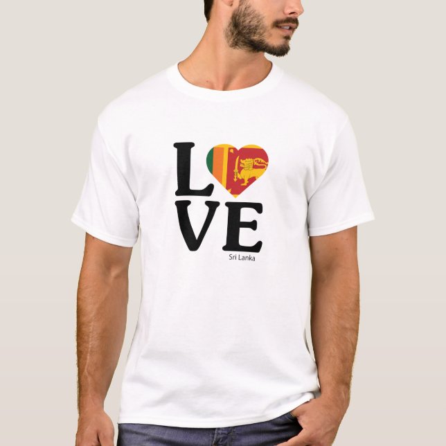 Love Sri Lanka T-Shirt (Front)