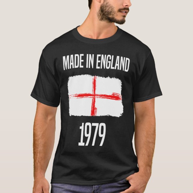 Love St Georges Day Made In England 1979 For Engli T-Shirt (Front)