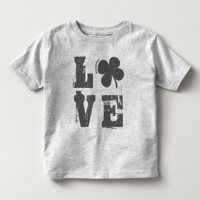 Love st. patrick's day pattys irish top (Front)