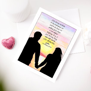 Love Stands Inspirational Postcard