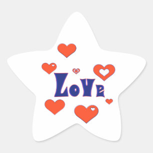 Love Star Sticker
