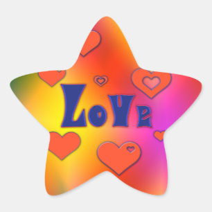 Love Star Sticker