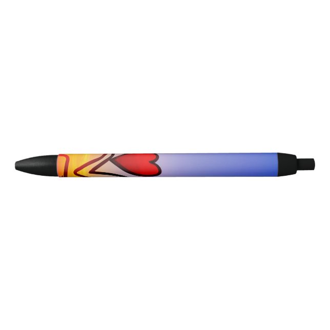 Love statue black ink pen (Front)