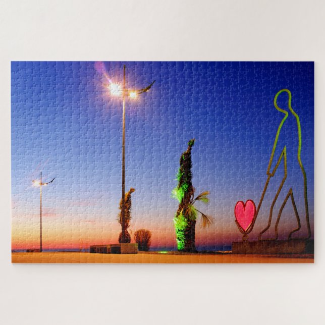 Love statue jigsaw puzzle (Horizontal)