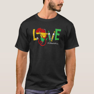 Love Stethoscope Orthopaedic Nurse Black History M T-Shirt