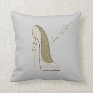 love stiletto's pillow