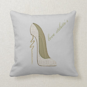 love stiletto's pillow