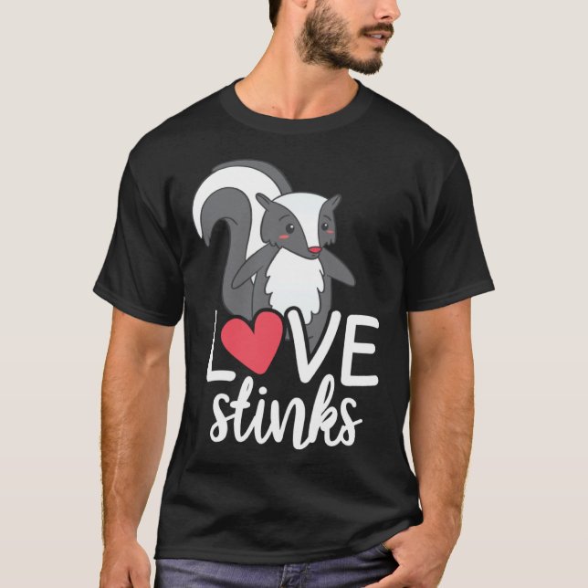 Love Stinks Clothing His and Her Valentines Day T-Shirt (Front)