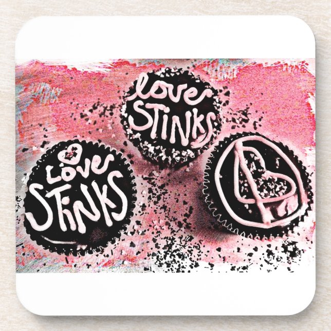 Love Stinks Coaster (Front)