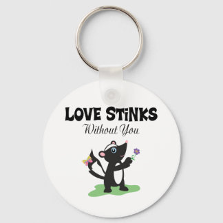 Love Stinks Key Ring