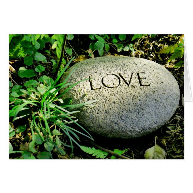 "Love" Stone (Front Horizontal)