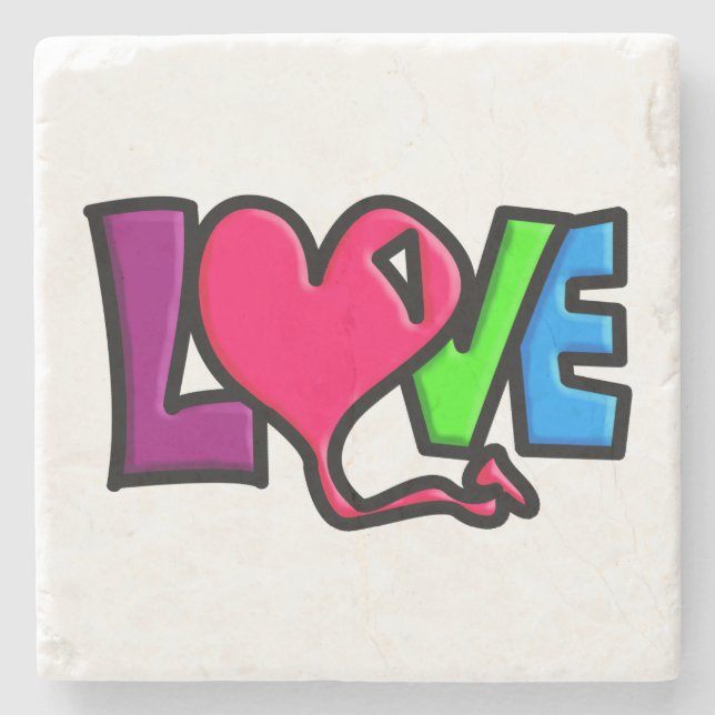 Love Stone Coaster (Front)