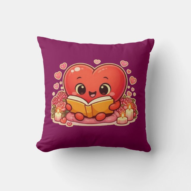 Love Stories Begin Within the Heart Cushion (Front)