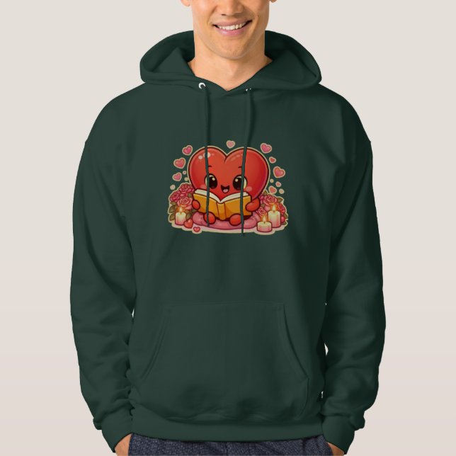 Love Stories Begin Within the Heart Hoodie (Front)