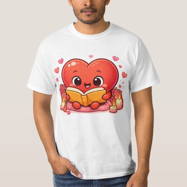 Love Stories Begin Within the Heart T-Shirt (Front)