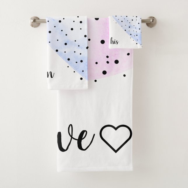 Love Story Bath Towel Set (Insitu)