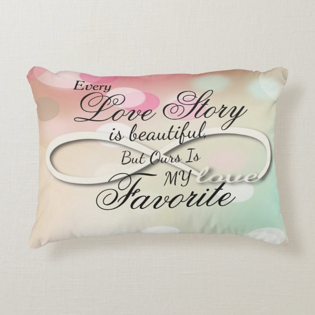 Love Story Decorative Cushion (Front)