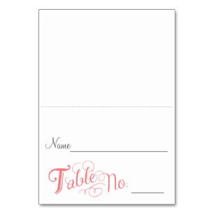 Love Story Escort Card