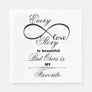 Love Story Napkin