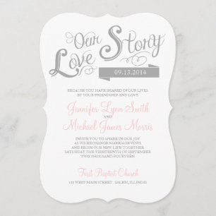 Love Story Wedding Invitation