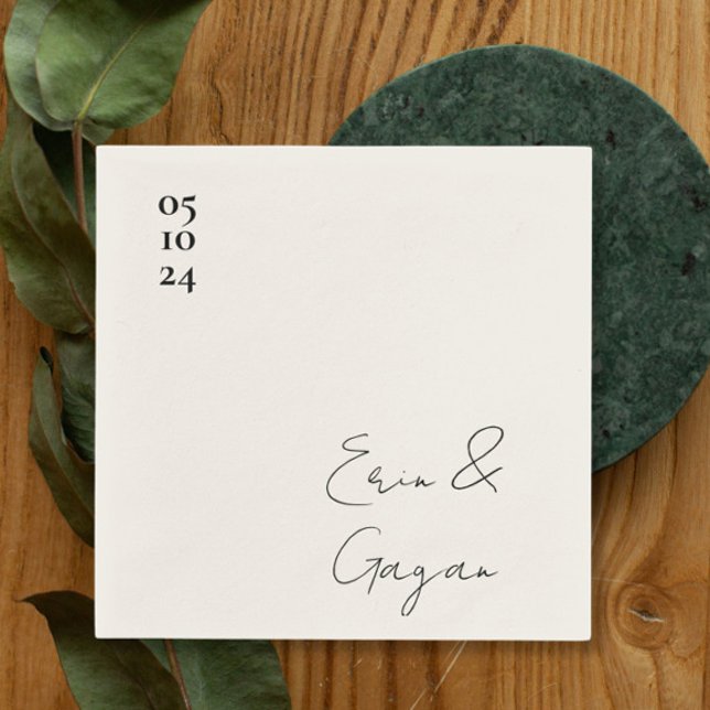 love story wedding napkins (Creator Uploaded)