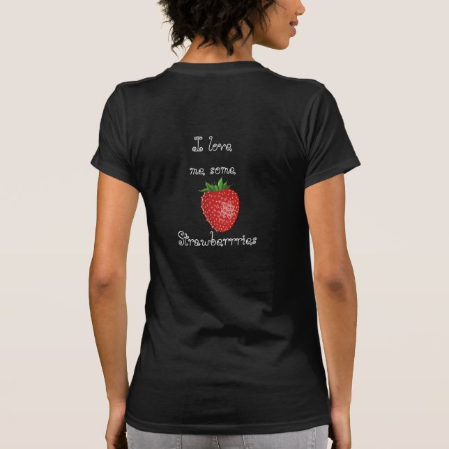 Love strawberries - T-shirt (Back)