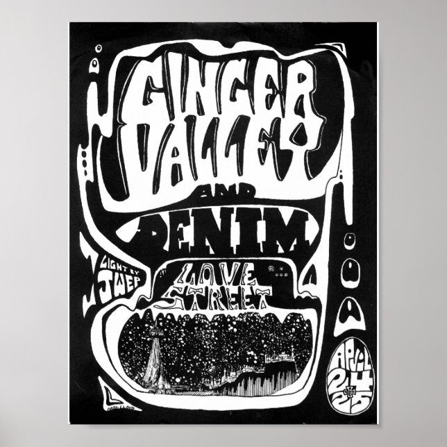 Love Street Light Circus flyer LoveStreetApr24&25' Poster (Front)